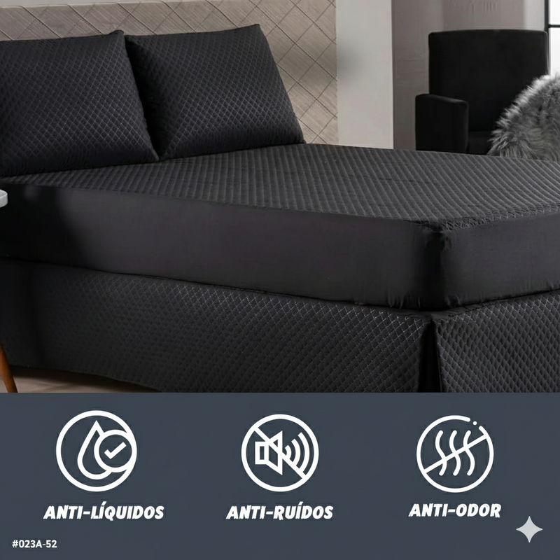 CasaConforto SleepGuard™ – Capa de Colchão Impermeável Premium | Compre 1 Leve 3 | Black Friday