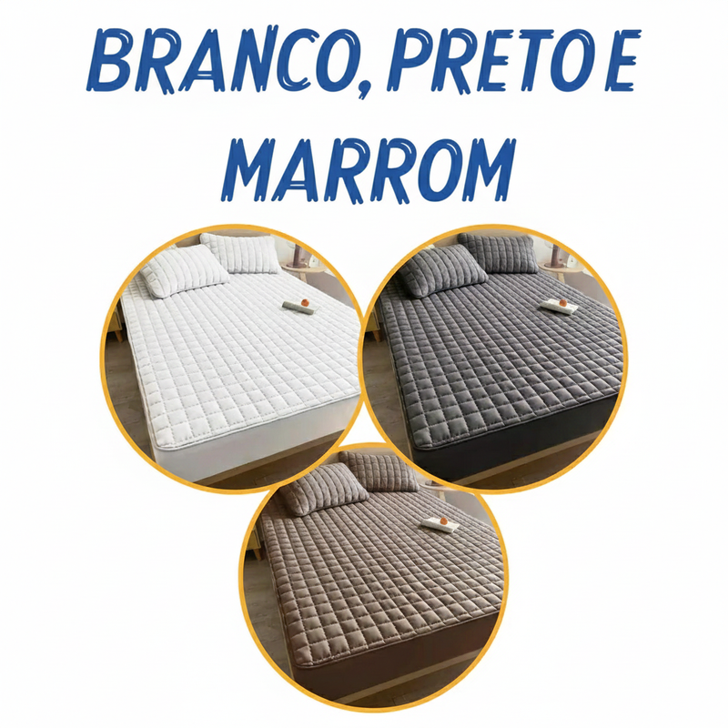 CasaConforto SleepGuard™ – Capa de Colchão Impermeável Premium | Compre 1 Leve 3 | Black Friday