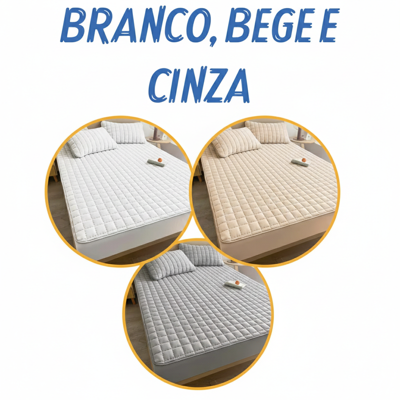 CasaConforto SleepGuard™ – Capa de Colchão Impermeável Premium | Compre 1 Leve 3 | Black Friday