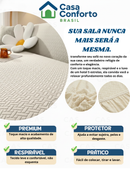 Capa de Sofá PolarFlex™ – Lã Polar + Tecnologia Super Stretch | Black Friday Compre 1 Leve 2